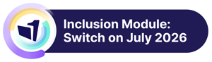 Inclusion Switch On July Badge RGB Navy