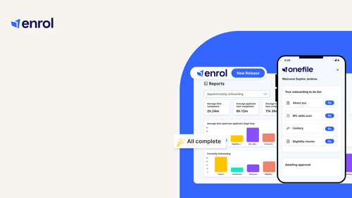 Level Up Your Onboarding: Customisable, Clear and Compliant with Onefile Enrol