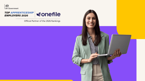 Onefile Customers Shine in UK’s Top Apprenticeship Employer Rankings 2026