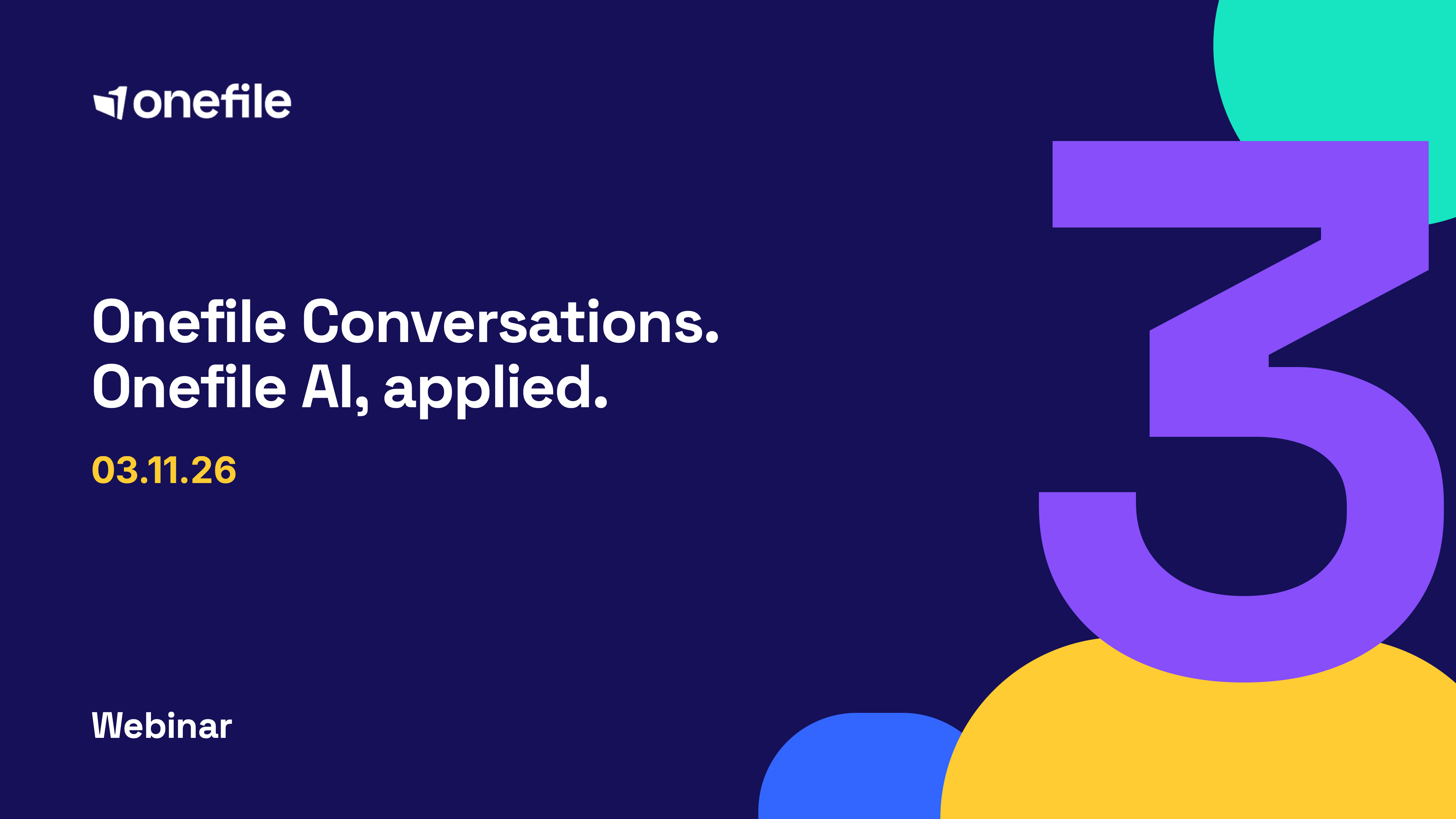Onefile Conversations: One platform, full capability